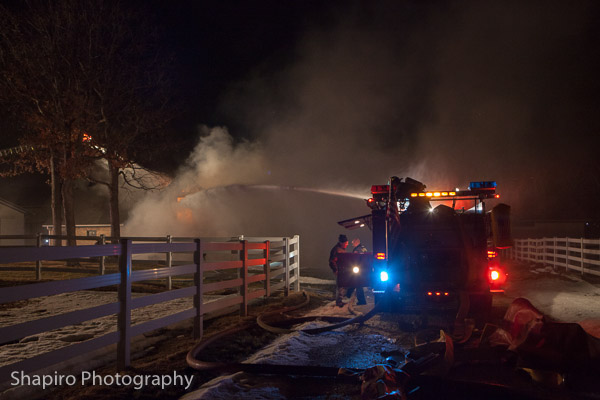 2-Alarm barn fire on Bradley Road in Mettawa IL Libertyville FD 3-15-14 Larry Shapiro photography shapirophotography.net